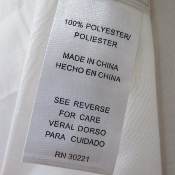 CHF Industries Curtains Pair of Tiers Embroidered Lily Flowers 58 x 36" NIP - Picture 15 of 16